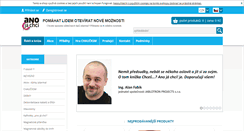 Desktop Screenshot of anojachci.cz